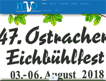 Tablet Screenshot of mv-ostrach.de